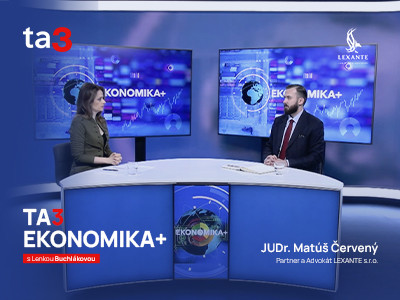 VIDEO: JUDr. Matúš Červený von LEXANTE in TA3 Ekonomika+ über illegale Beschäftigung, Unternehmen und Selbstständige