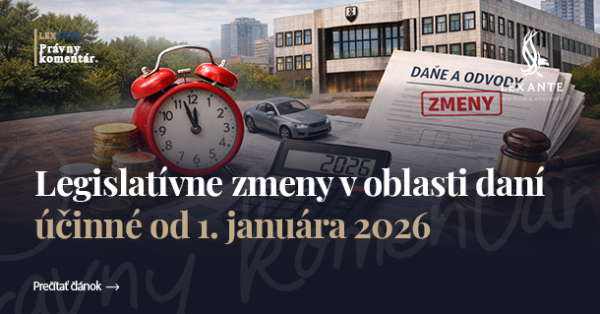 Gesetzesänderungen im Bereich der Besteuerung mit Wirkung ab 1. Januar 2026