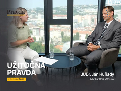 VIDEO: JUDr. Ján Huňady von LEXANTE im Useful Truth Podcast zum Thema Selbstständigkeit, Vorteile und Fallstricke.