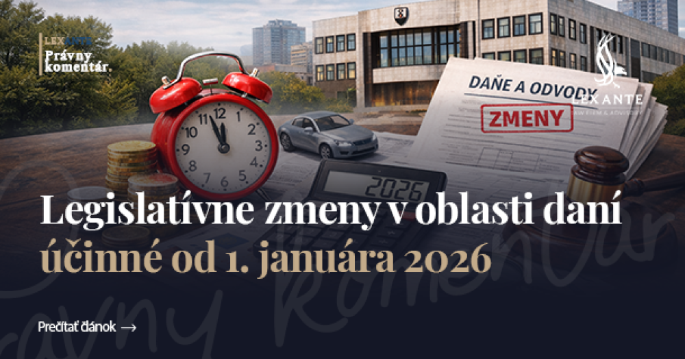 Gesetzesänderungen im Bereich der Besteuerung mit Wirkung ab 1. Januar 2026
